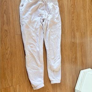 TNA perfect cozy fleece Women's Soft Purple Joggers